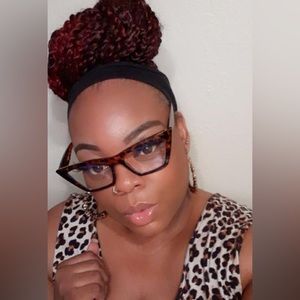 Y2K Cat-Eye Oversized Fashion Glasses – Retro Tortoiseshell Frame